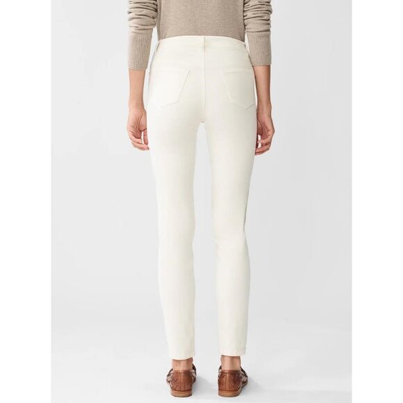 J.MCLAUGHLIN Women's Watson Velvet Pant Size 12 in Egret White - Picture 2 of 12